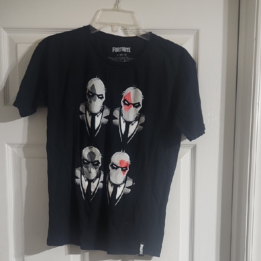 Black and Red Kids Graphic Tee